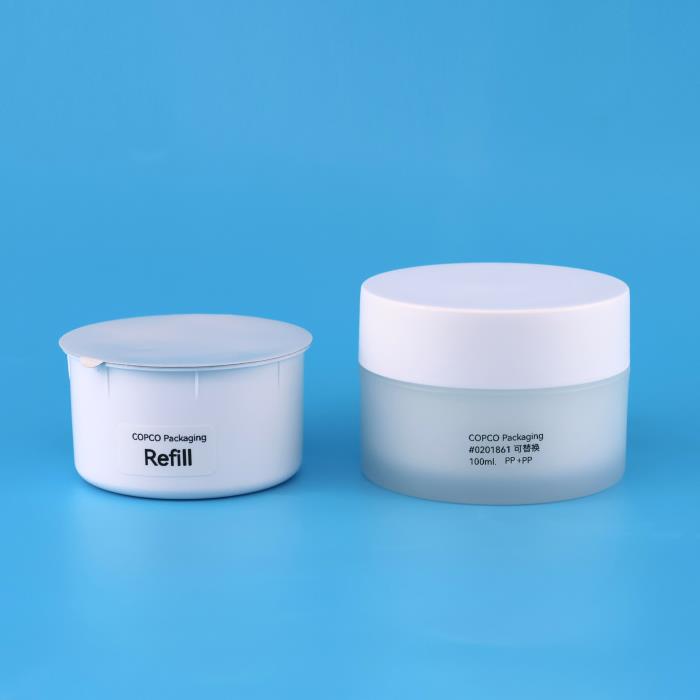 100ml refillable PP jar #0201861